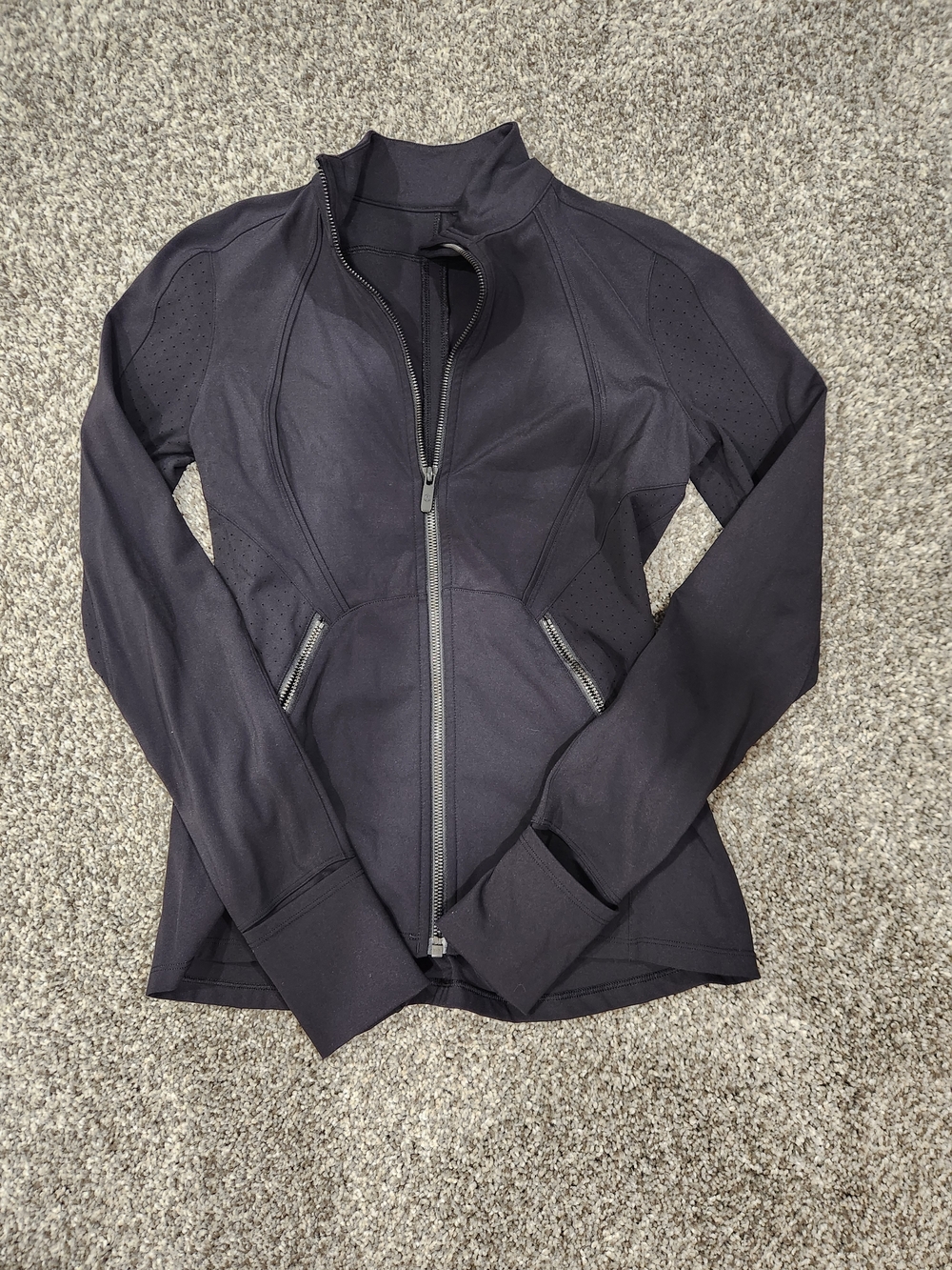 lululemon athletica Black Zip-Up Active Jacket
